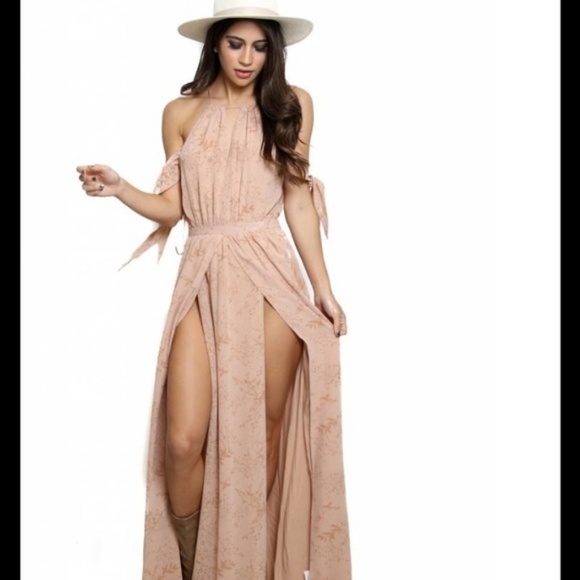 The Jetset Diaries “Sierra” Maxi Nude Floral NWT - Picture 6 of 6